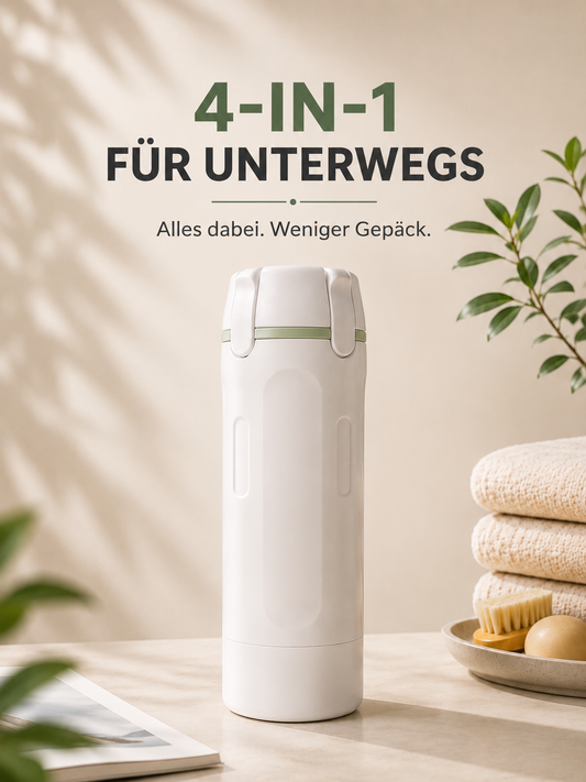 VielPack™ – 4 in 1 Reise Dispenser